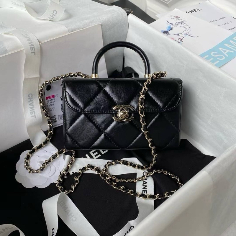 Chanel MINI BOX BAG(Ori) 📌size 17x10.5x8 cm 📌สินค้าจริงตามรูป งานสวยงาม หนังแท้