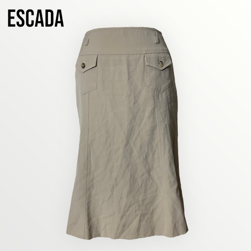 Escada กระโปรงสีน้ำตาลอ่อน