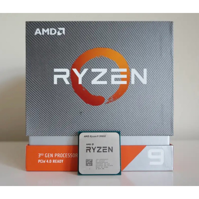 CPU (ซีพียู) AMD AM4 RYZEN 9 3900X (4.60GHz) 12C/24T R9 3900X ตัวท็อป พร้อมส่ง