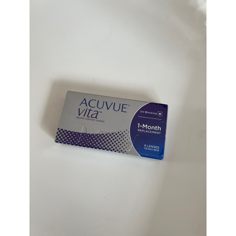 Acuvue Vita 💙 คอนแทคเลนส์ใส รายเดือน ( 1 กล่อง 3 คู่ )