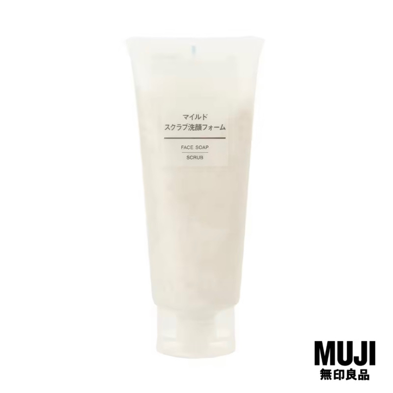 มูจิ โฟมสครับล้างหน้า สูตรอ่อนโยน - MUJI Face Soap Scrub (200g)