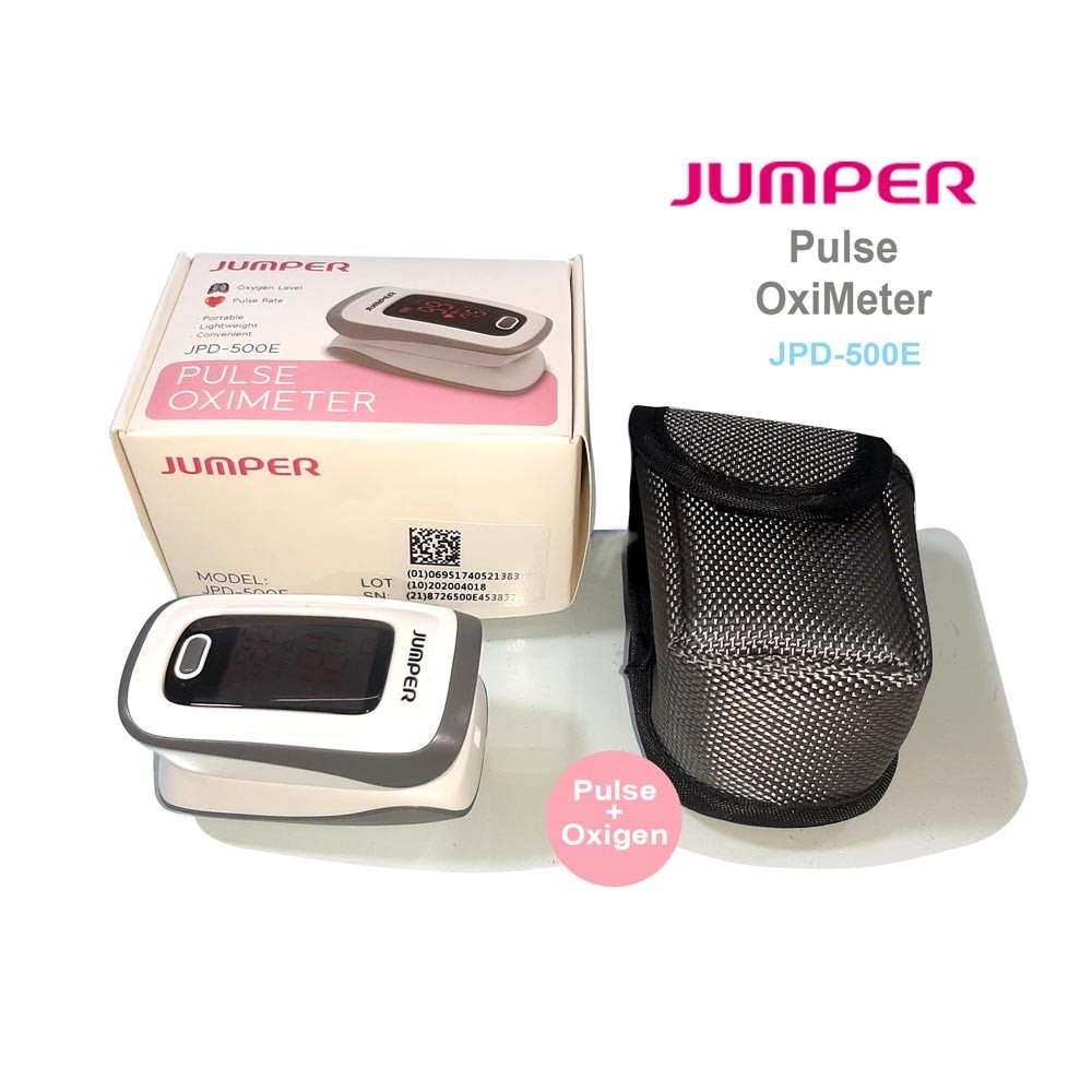 เครื่องวัดออกซิเจนปลายนิ้ว JUMPER รุ่น JPD-500E (Fingertip Pulse Oximeter JUMPER JPD-500E) รับประกันศูนย์ไทย 1 ปี