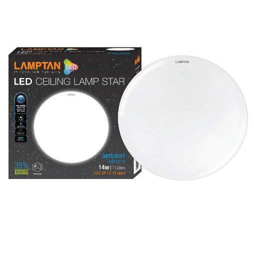Lamptan โคมไฟแลมป์ตั้น โคม LED รุ่น Star 14W โคมเพดาน โคมซาลาเปา โคมไฟเพดานLED