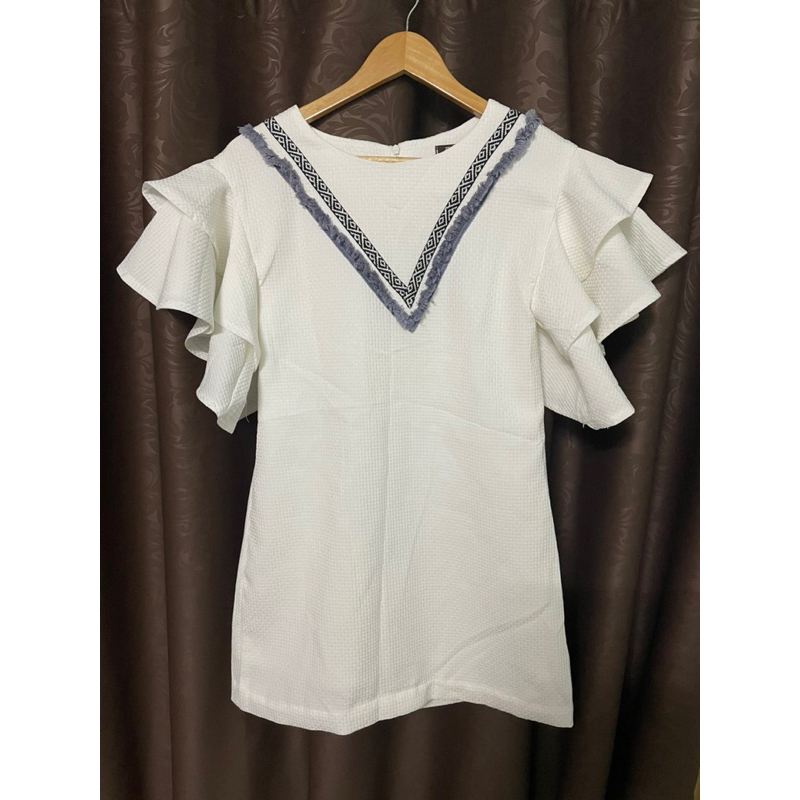 ชุดเดรสสีขาว 7th Heaven แท้💯 Size S ( สินค้าพร้อมส่ง❗️)