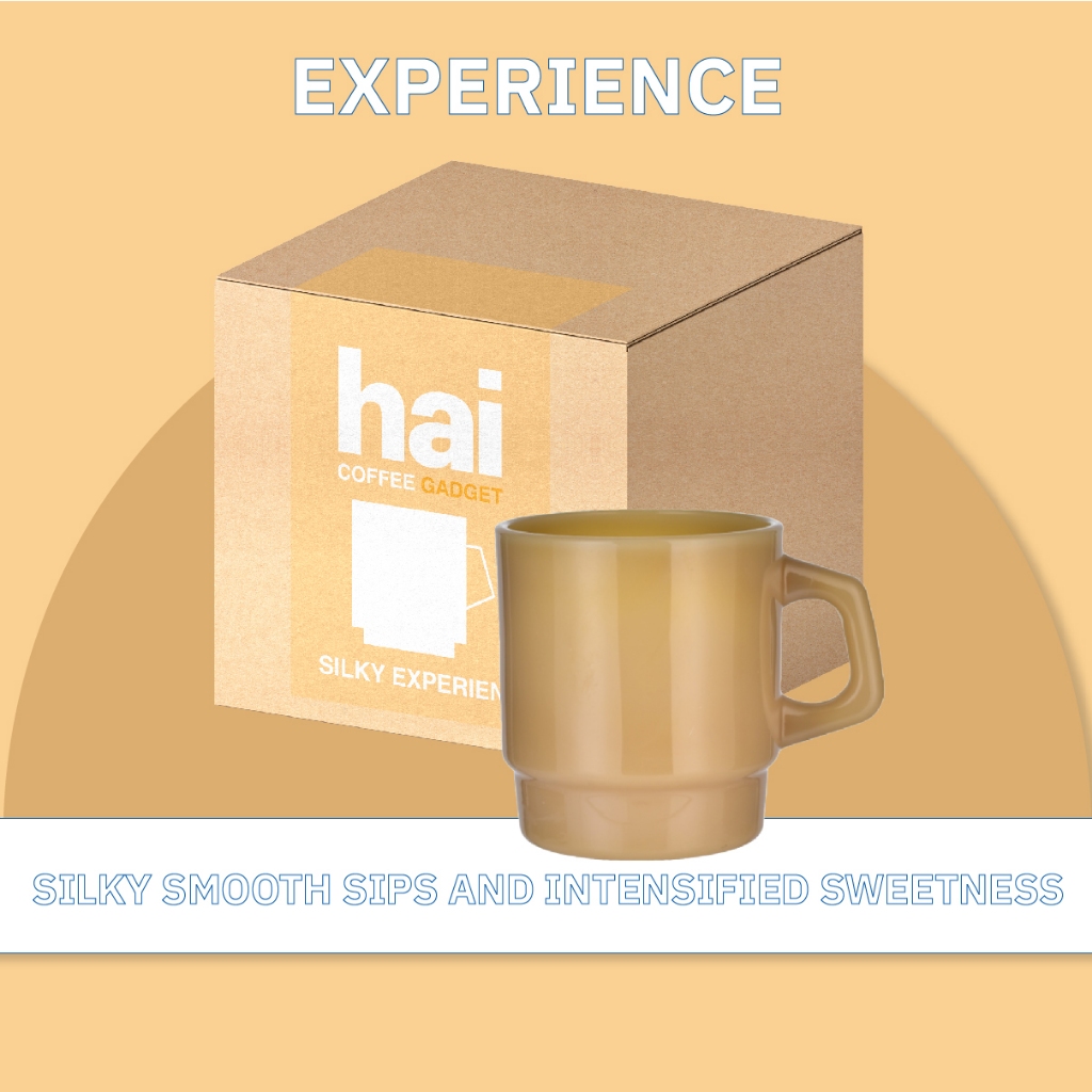 Hai coffee gadget แก้วกาแฟ (Silky experience) 230ML.