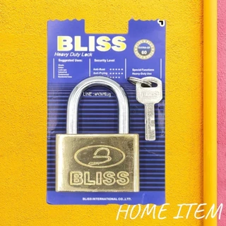 BLISS กุญแจขนาด 30มม ถึง 60มม มี2สี เงิน ทอง