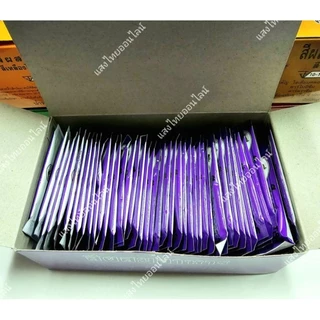 สีผสมอาหารแบบผง ตราปลาทอง (1กล่อง=50ซอง)