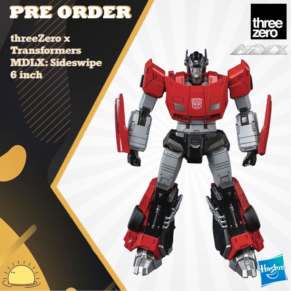 Pre order threeZero x Transformers MDLX: Sideswipe 6 inch
