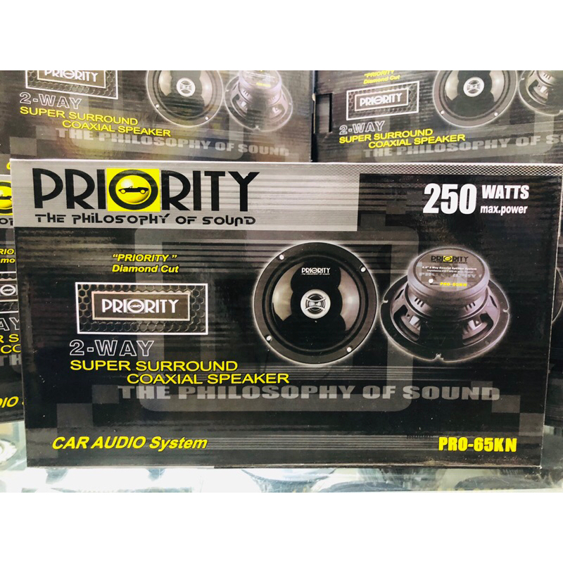 6”นิ้วแกนร่วมPRIORITY2-WAY PRO-65KN