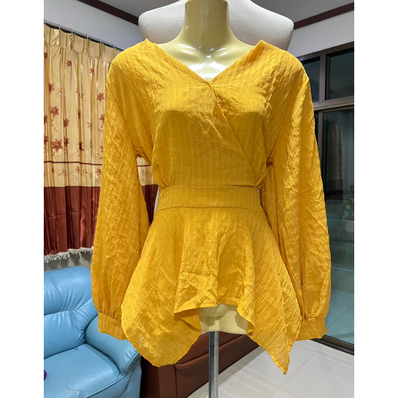 ส่งต่อเสื้อสีเหลืองงานป้ายmy shop