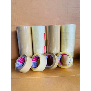 6 ม้วน เทปยาว100 หลาเต็ม กว้าง 2 นิ้ว หนา 42ไมครอน เทปปิดกล่อง Tape opp