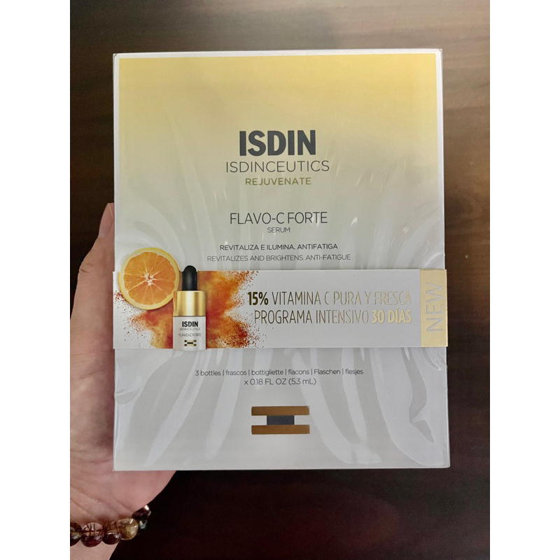 💥พร้อมส่ง💥 (Exp:03/27) ISDIN Flavo C Forte Serum ขนาด 5.3mlX3ขวด