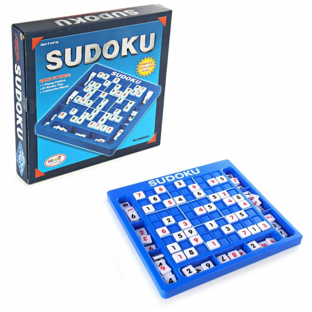 ซูโดกุพลาสติก 9x9 ช่อง Plastic Sudoku HM6603