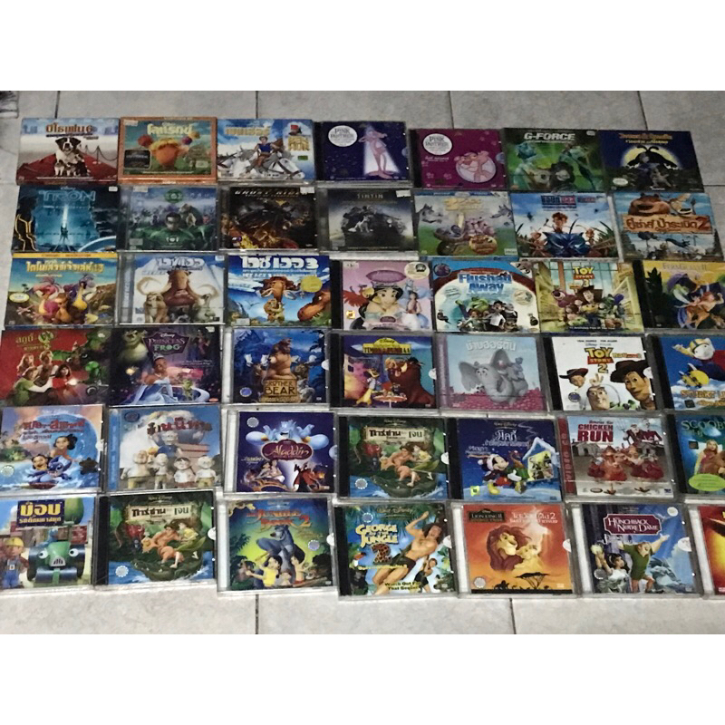 VCD,วีซีดีการ์ตูนกล่อง (2) วอลต์ ดีสนีย์ และการ์ตูนยอดนิยม แผ่นแท้ มาสเตอร์ มือ 1