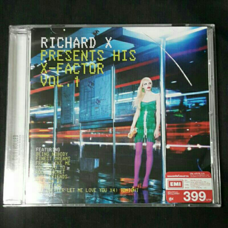 Cd ซีดีเพลง RICHARD X ; Presents His X-Factor Vol.1