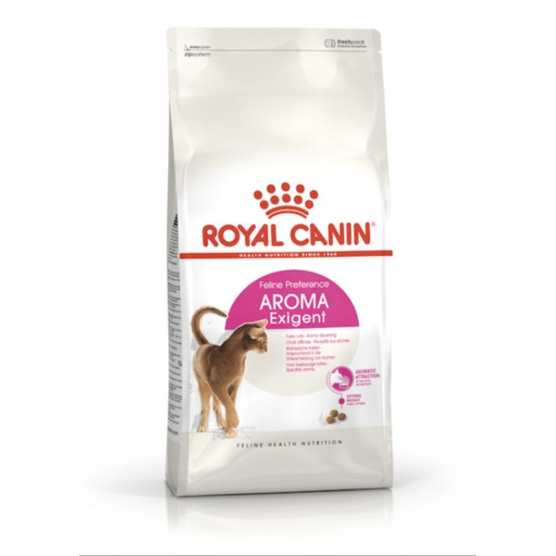 RoyalCanin Aroma Exigent อาหารเม็ดสำหรับแมวโต (สำหรับแมวกินยาก) 2 kg.