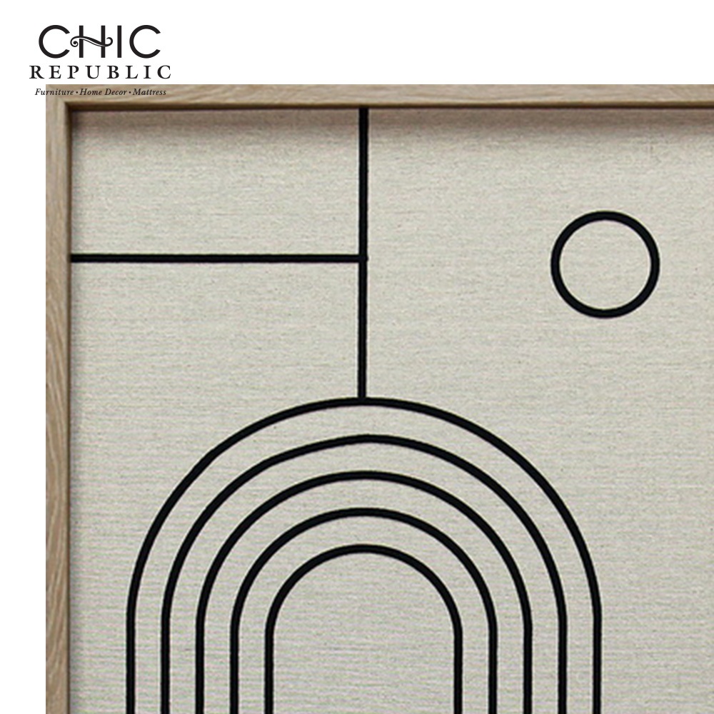 ภาพติดฝาผนัง CHIC REPUBLIC รุ่น HATHOR-C/50X70 สีไม้ธรรมชาติ/หลากสี_2