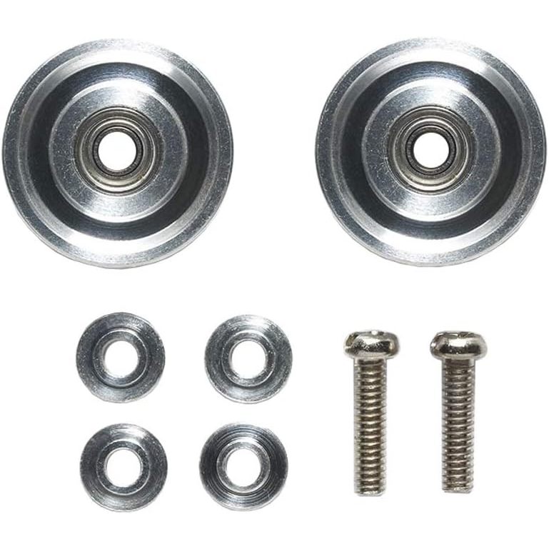 โรลชาม 13mm Tamiya 95497 Bearing Rollers, Special Mini 4WD HG Lightweight All Aluminum, 0.5 Inch (13
