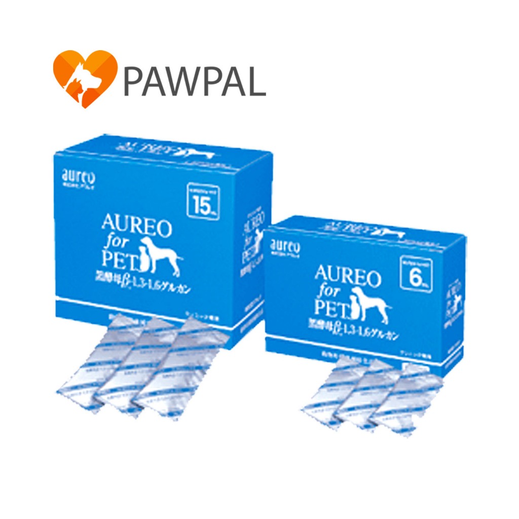 Aureo for Pet  6 ml 15 ml🔥Exp.5/2025 (1 กล่อง) เบต้า กลูแคน Beta glucan กระตุ้นภูมิ เสริมภูมิคุ้มกัน สุนัข แมว (1 กล่อง)