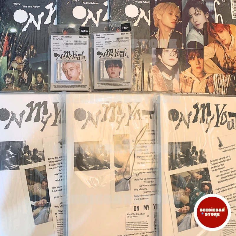 [พร้อมส่ง] WayV - On My Youth การ์ดแถม Hottracks (สุ่ม)