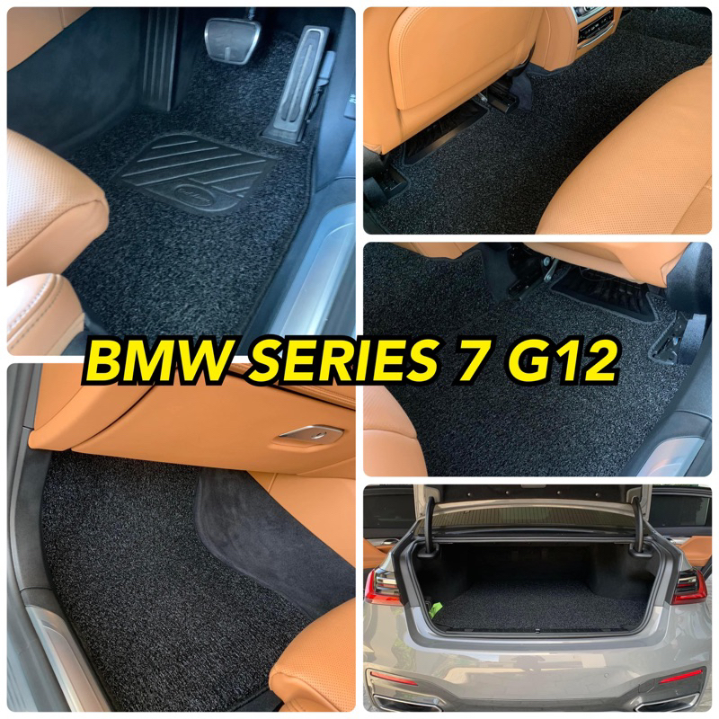 พรมดักฝุ่นไวนิล BMW SERIES7 G12 ปี2016-20 พรมดักฝุ่นในรถ บีเอ็มดับเบิลยู ซีรี่ส์7 เข้ารูป (พร้อมส่ง)