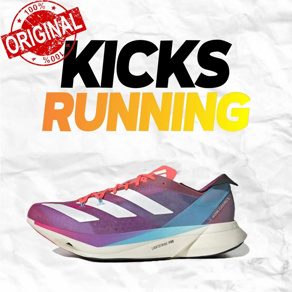 adidas Adizero Adios Pro3 Running shoes pink ของแท้ 100 %