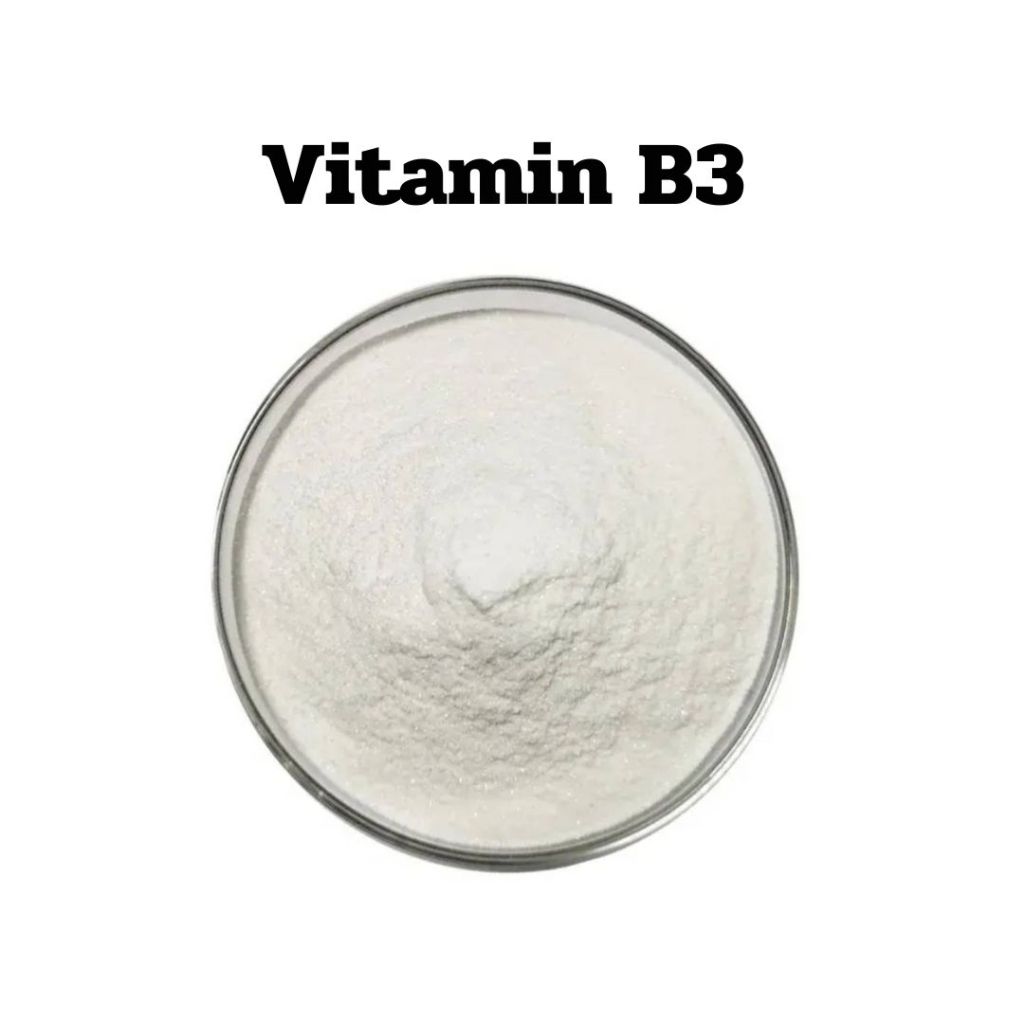 (100กรัม)วิตามินบี3 Vitamin B3 ไนอะซินาไมด์ Niacinamide ไนอะซิน Niacin ( 100 กรัม)