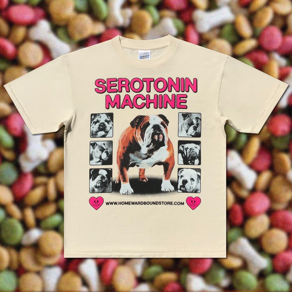 Homeward Bound เสื้อยืดคอกลม Serotonin Machine