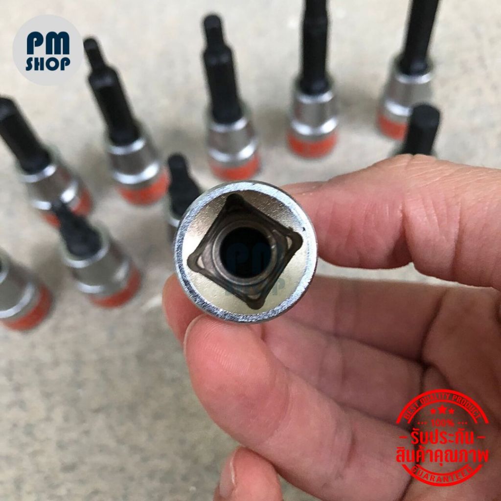 Koche ลูกบล็อกเดือยโผล่ 6เหลี่ยม งานแท้ ลูกบล็อคเดือย รู 1/2 นิ้ว แบบหกเหลี่ยม ลูกบ็อกมีทั้งเดือยสั้นและยาวให้เลือก - รูปที่ 4