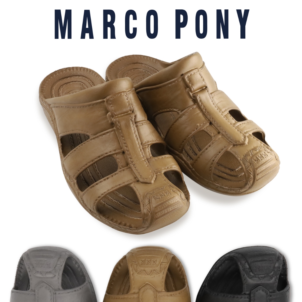 Marco Pony รองเท้าแตะ รองเท้าแตะผู้ชาย นุ่มและเสริมความสูง ใส่สบาย เดินง่าย ไม่เจ็บเท้า กันลื่น ใส่สบาย MH9011M