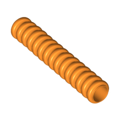 ชิ้นส่วนเลโก้ Lego Part Hose, Ribbed 7mm D. 5L / 4.0cm (78c05) ราคา/ชิ้น