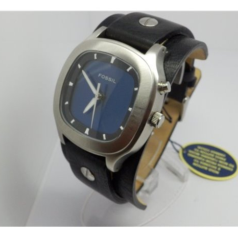 นาฬิกา Fossil Black Leather Watch JR8124