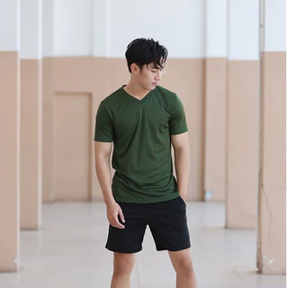 AWAKE เสื้อกีฬาไมโครสปอร์ตคอวี Micro Sport