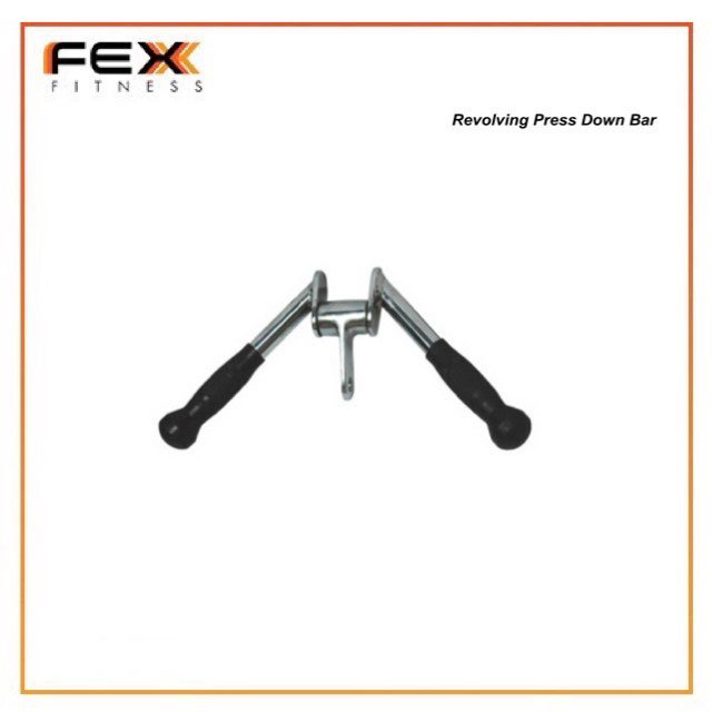 FEX fitness - Revolving Press Down Bar อุปกรณ์เล่นกับเคเบิล *สินค้ามีตำหนิ กรุณาสอบถามก่อนสั่งซื้อ