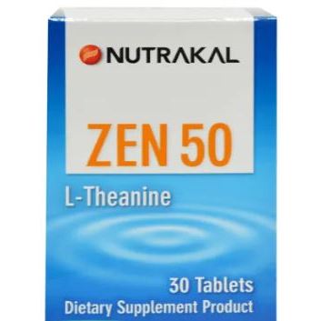 NUTRAKAL ZEN 50 L-THEANINE (30 TABLETS)