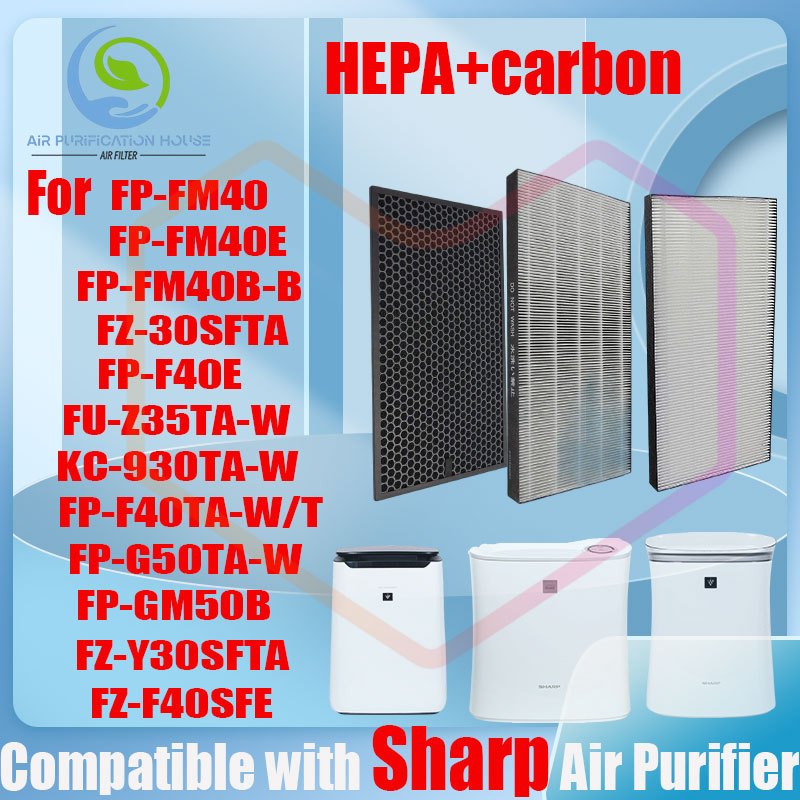 แผ่นกรอง ไส้กรองอากาศ sharp FP-FM40、FZ-30SFTA、FP-F40E、FU-Z35、KC-930TA、FP-F40、FP-G50、FP-GM50、FZ-Y30SFTA、FZ-F40SFE filter
