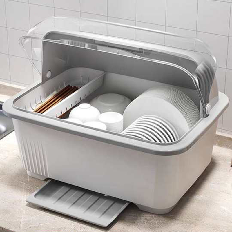 CONY ที่คว่ำจาน ที่คว่ำจานทรงโค้งมน มีฝาปิด กันฝุ่นละออง กันแมลง พลาสติก ที่คว่ำจานมีฝาปิด