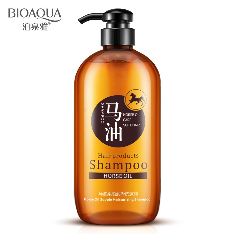 Horse Oil Shampoo 300 ml.  แชมพูน้ำมันม้า