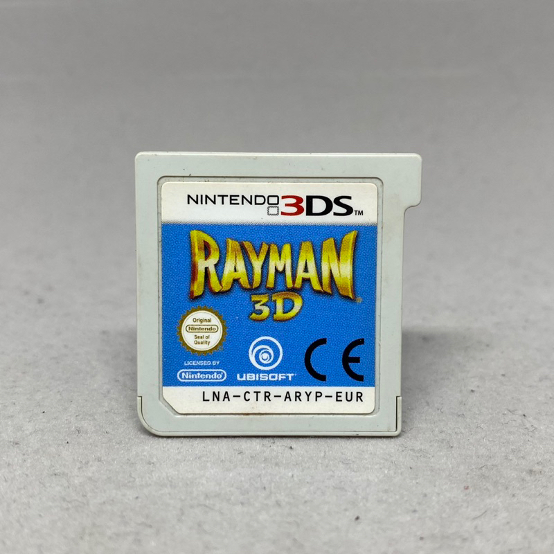 Rayman 3D | แผ่นเปล่าเกมส์แท้มือสองโซนยุโรป | Nintendo 3DS Cartridge Only | EUR | ใช้งานปกติ