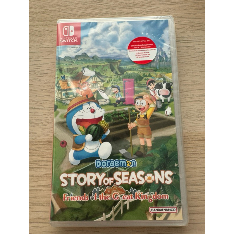แผ่นเกม Nintendo Switch  doraemon Story of season มือสอง ภาษาไทย