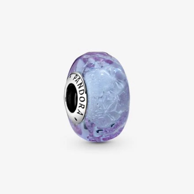 (ของแท้💯 พร้อมส่ง🔥) Pandora Lavender Murano Glass แพนโดร่า มูราโน่ สีม่วง (มูม่วงเปลี่ยนสี)