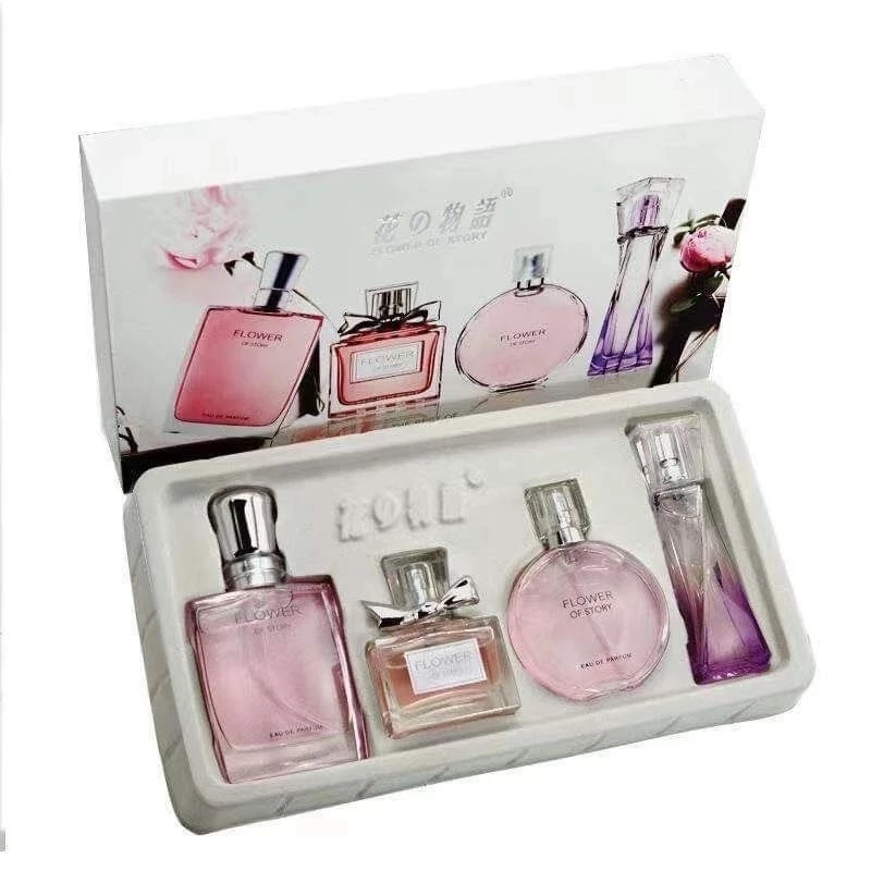 190 กล่องชมพู-เซตน้ำหอม 4 ขวด (แต่ละขวด 25 ml.)