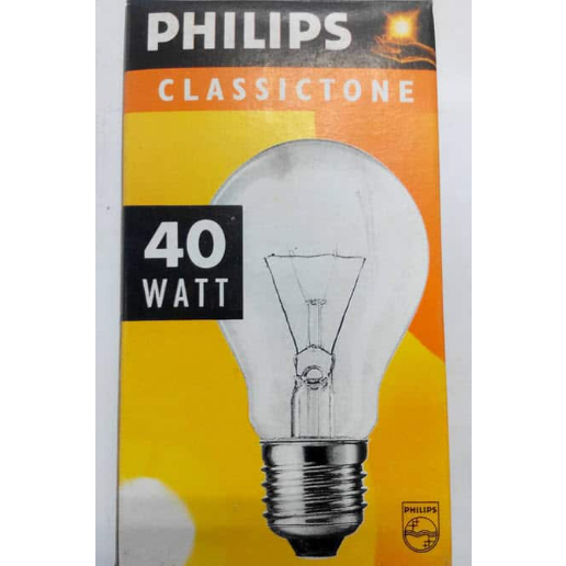 **ลดล้างสต๊อค** หลอดไฟฟิลิป ขั้วเกลียวและขั้วเขี้ยว PHILIPS CLASSICTONE ขนาด  40W, 60W และ 100W  [ราคาสุดคุ้ม]