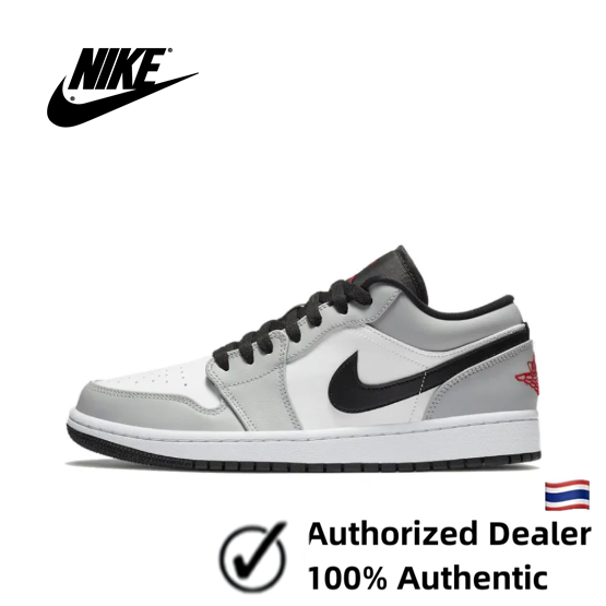 ของแท้ 100 % Nike Air Jordan 1 Low Light Smoke Grey สีเทา