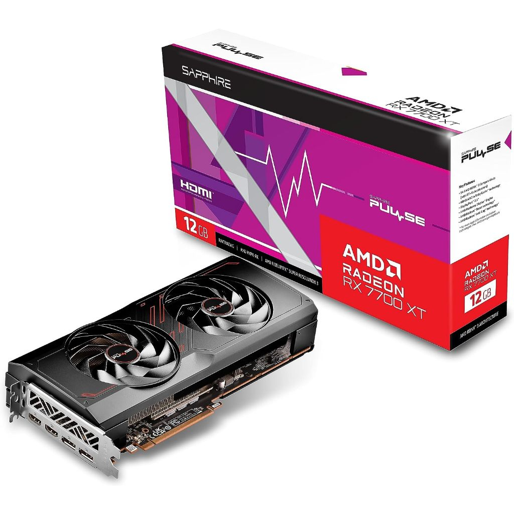 SAPPHIRE PULSE AMD RX7700 XT GAMING 12GB GDDR6