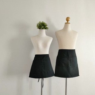 เสื้อกันเปื้อนครึ่งตัว ผ้ากันเปื้อนครึ่งตัว ผ้าดีมี 4 สีให้เ…