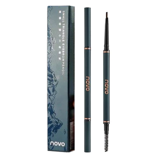 ดินสอเขียนคิ้ว Novo [No.5384] หัวเรียวเล็ก เขียนง่าย พร้อมแปรงปัดขนคิ้ว พกพาง่าย