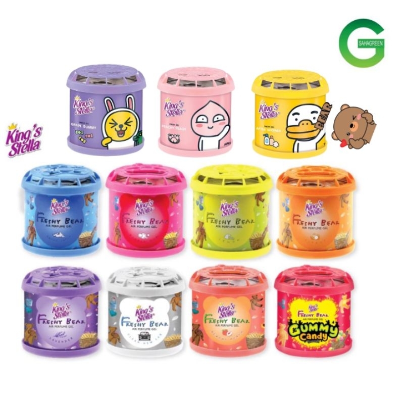 หมีซิ่ง king stella freshy Bear คิงสเตร่า เจลปรับอากาศ