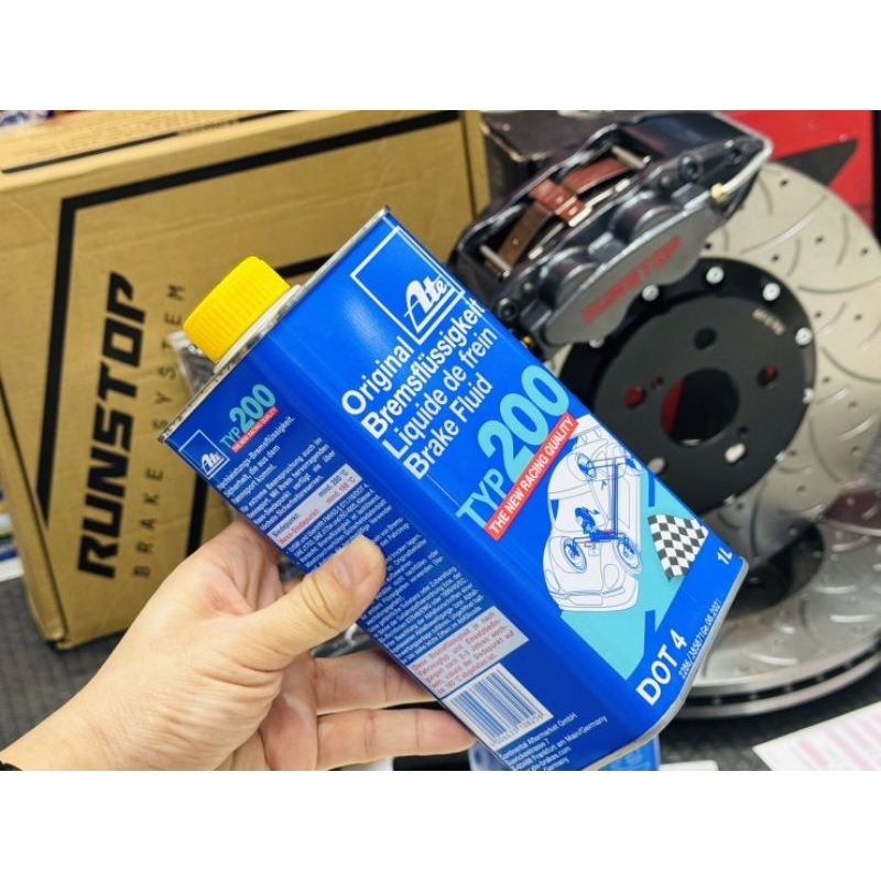 น้ำมันเบรค ATE แท้ เอเต้ DOT4 TYP 200 FOR RACING ขนาด 1 ลิตร เกรดรถแข่ง brake fluid