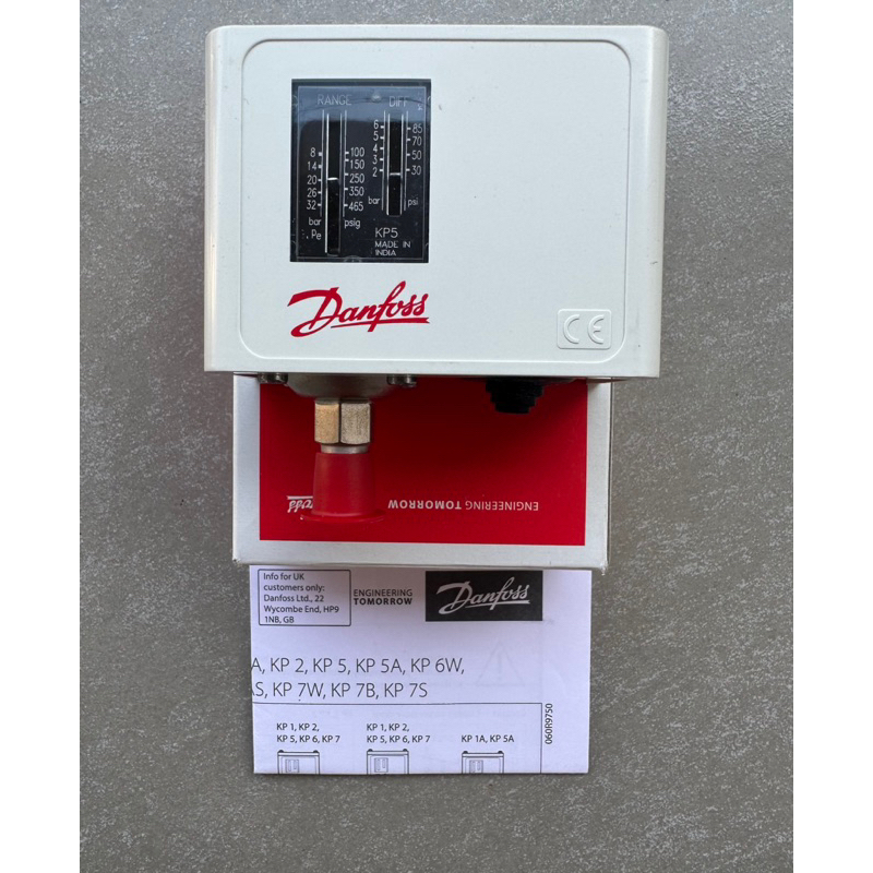 Danfoss KP5 (Auto Reset) Code:060-117191,Pressure Switch Danfoss.